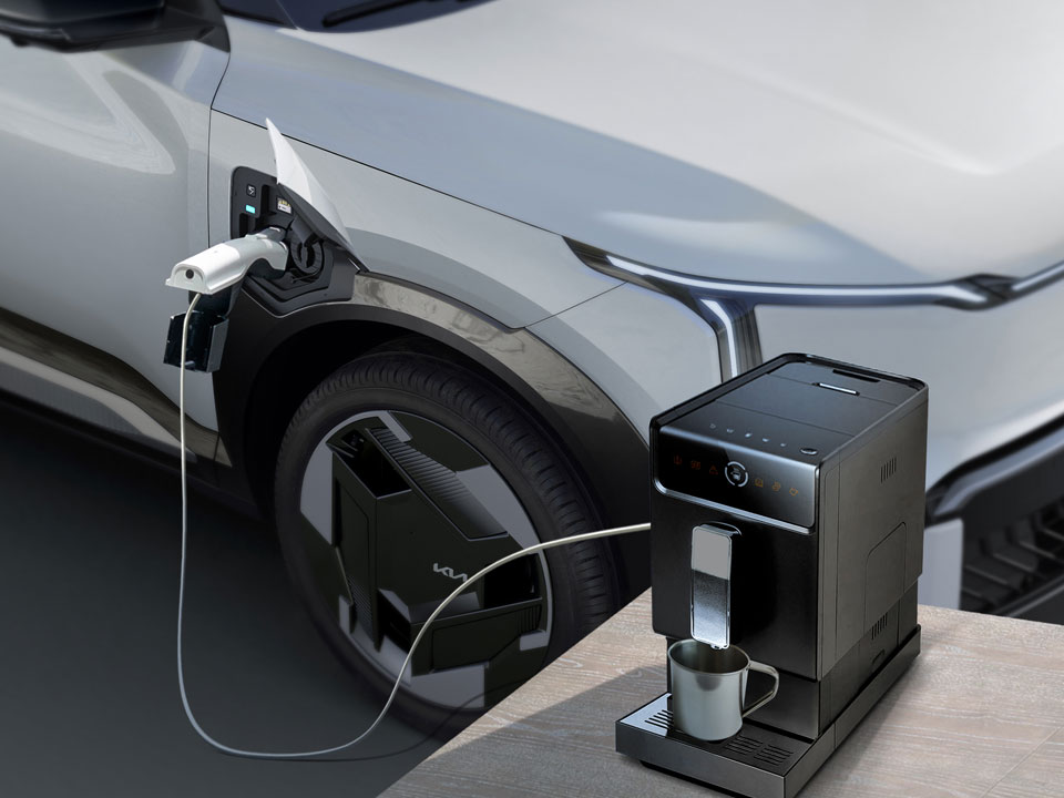 Exterior V2L (Vehicle-to-Load) outlet