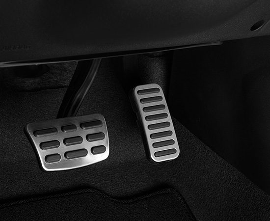 Metal pedals