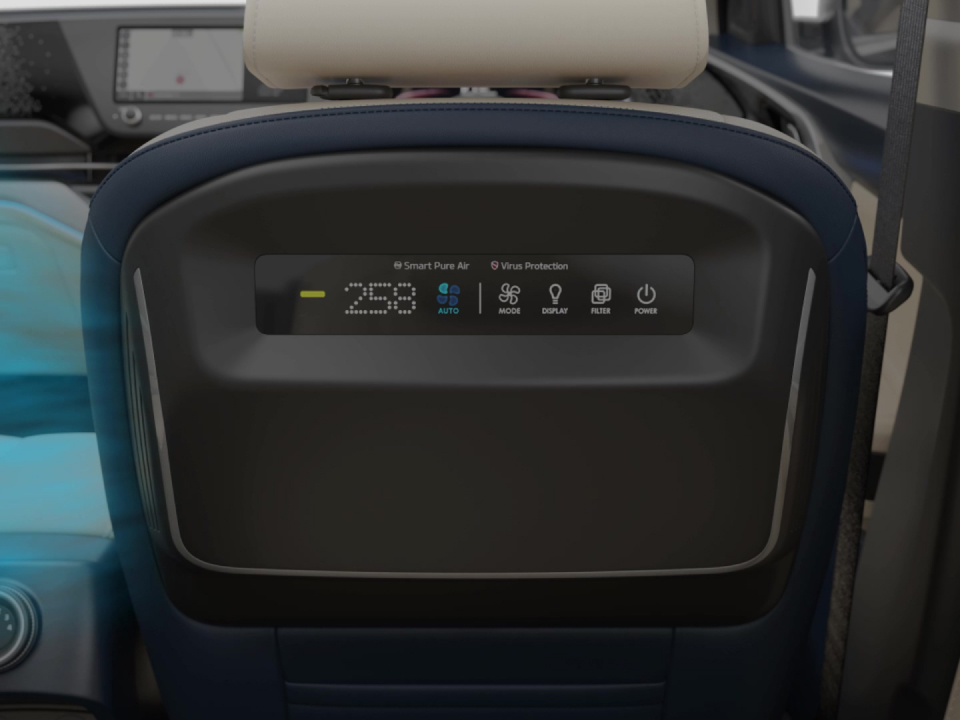 Smart pure air purifier with virus and bacteria protection