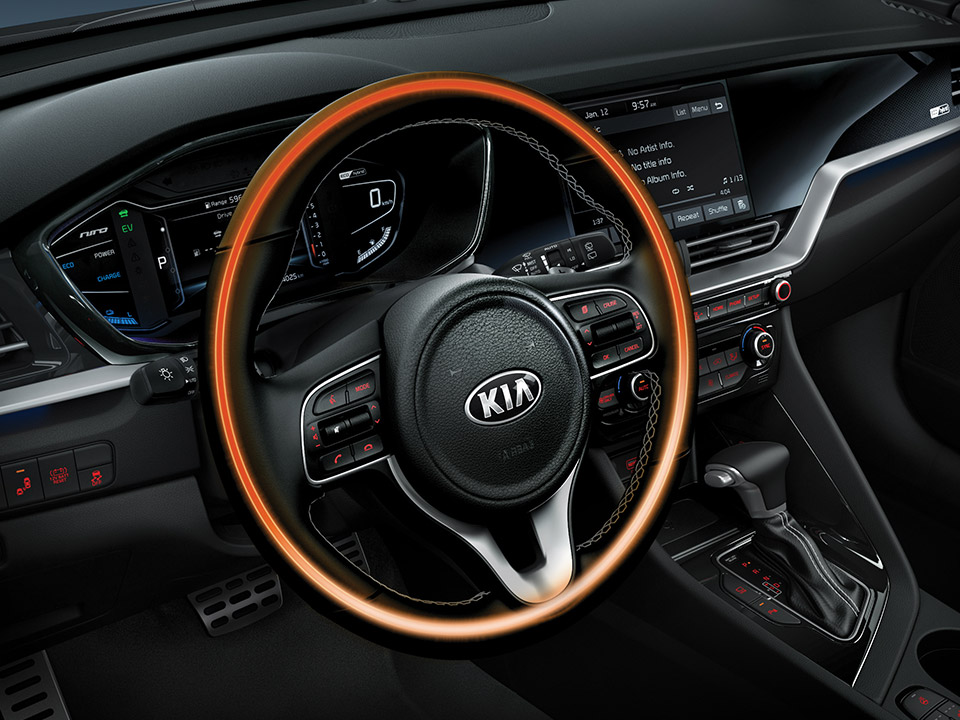 Heated steering wheel