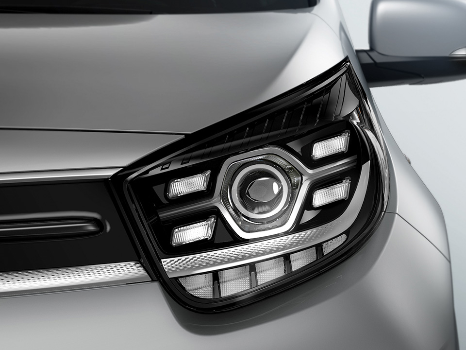 Projection headlamps with DRL