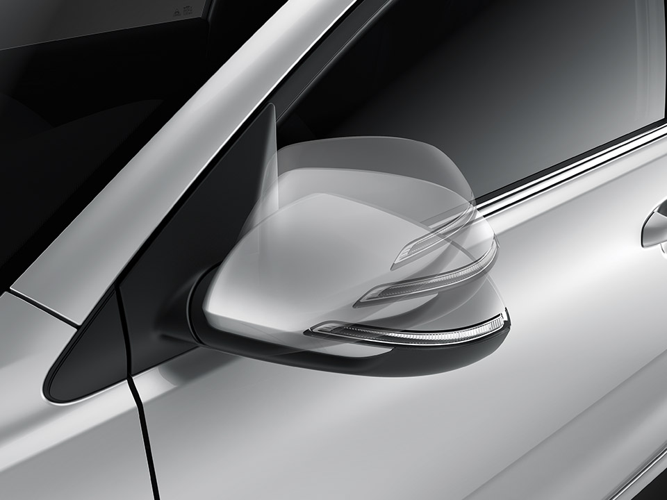 Electric folding mirrors