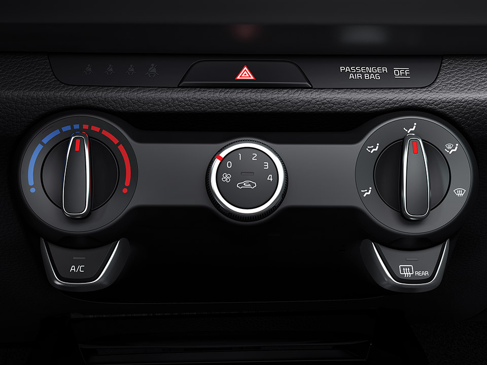 Manual climate control
