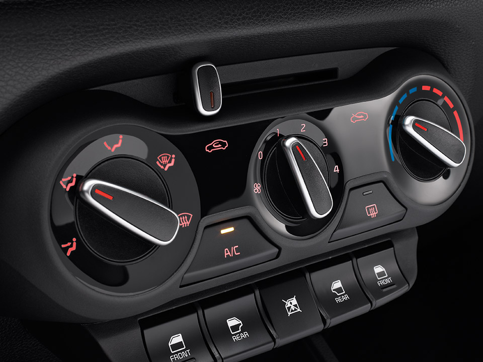 Manual temperature control