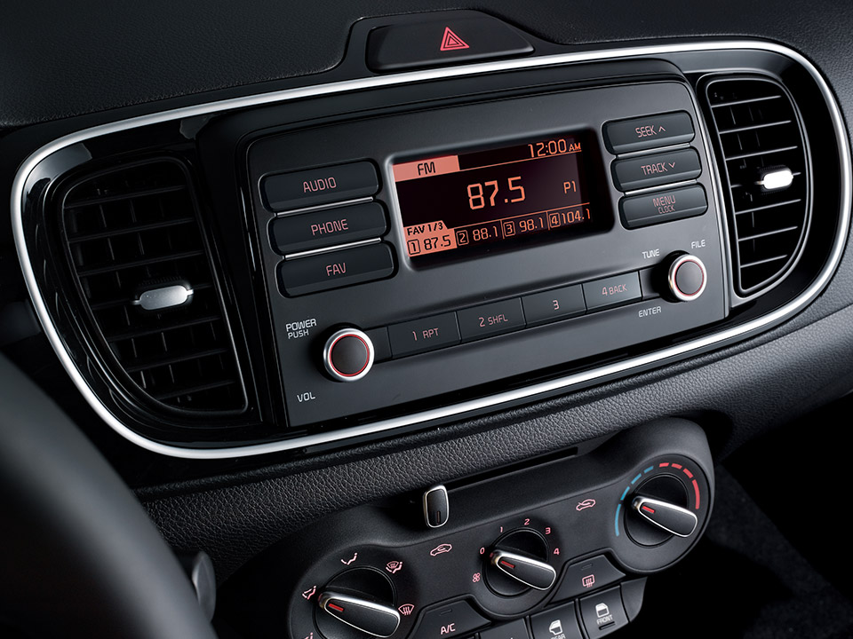 3.8-inch audio display